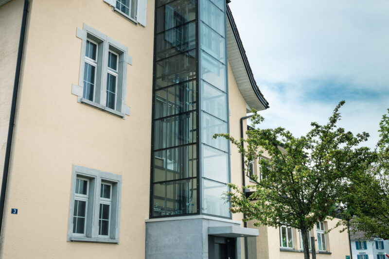 Liftanbau Pfarreiheim Henau
