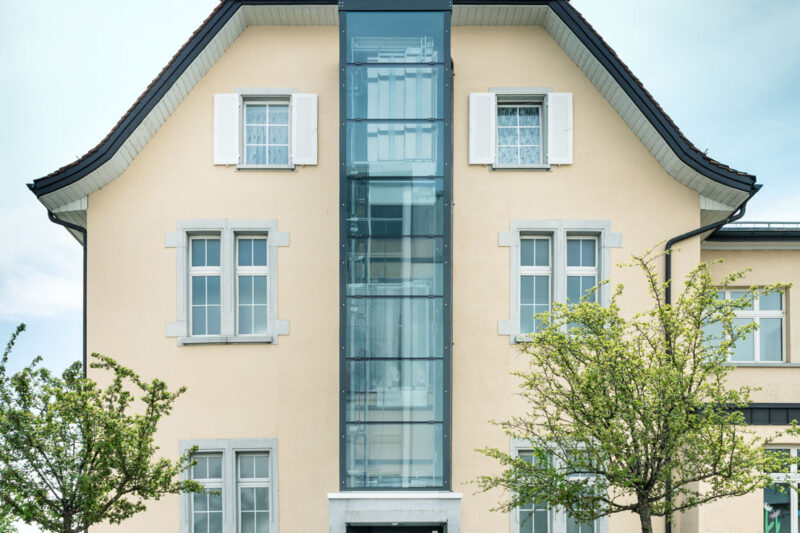Liftanbau Pfarreiheim Henau
